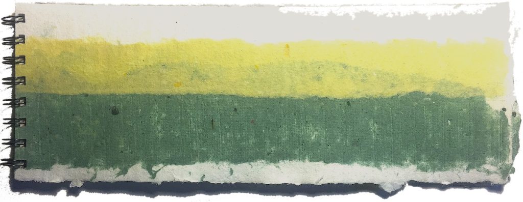 Journal in Yellow & Green
